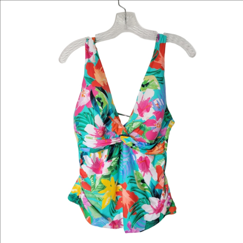La Blanca Tropical Floral One-Piece Swimsuit - Multicolor